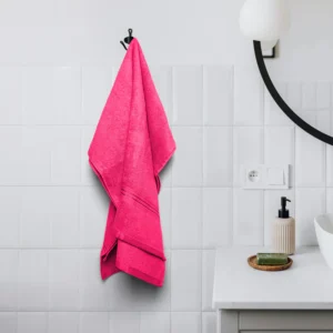 Micro Cotton LuxeDry Solid Bath Towel - Pink 100% Cotton