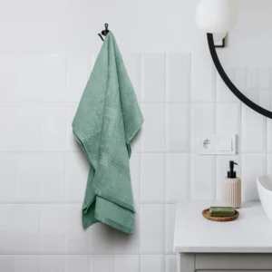 Micro Cotton LuxeDry Solid Bath Towel - Sea Blue 100% Cotton