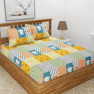 Bear & Berries Kids Bedsheet Glace Cotton/Microfiber