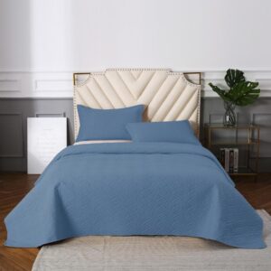 Spirex Bedcover - Blue 100% Cotton
