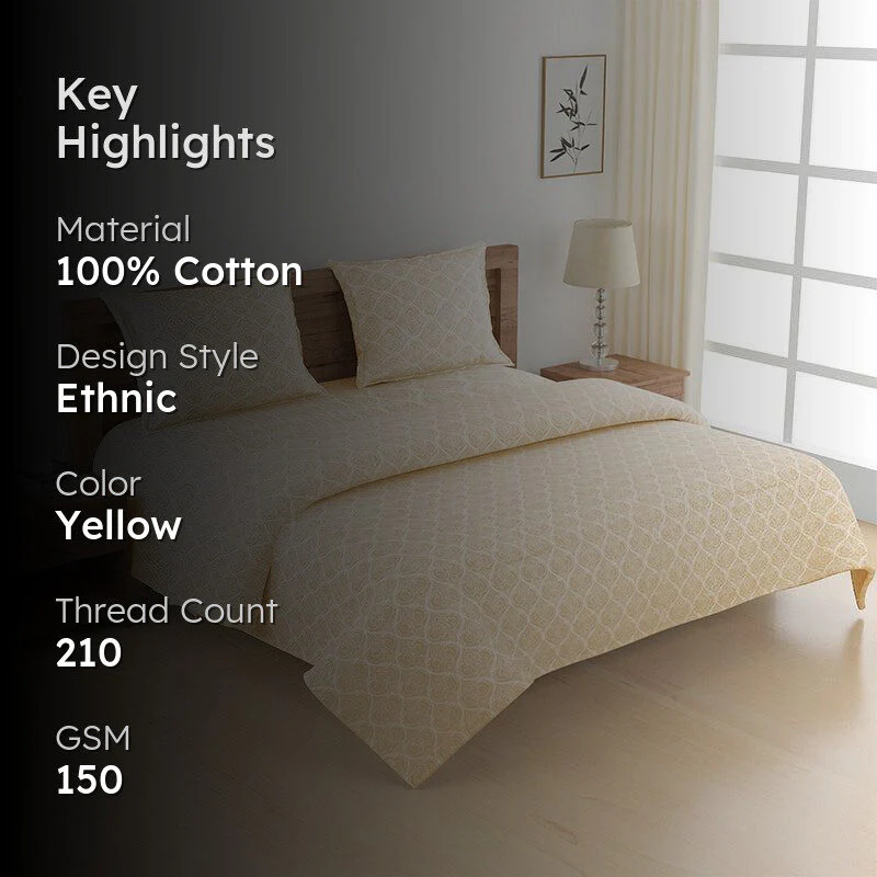 Swayam Oviya Ethnic Bedding Set 100% Cotton - Image 2