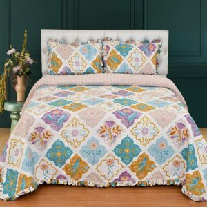 Manisha Ethnic Bedcover Glace Cotton/Microfiber