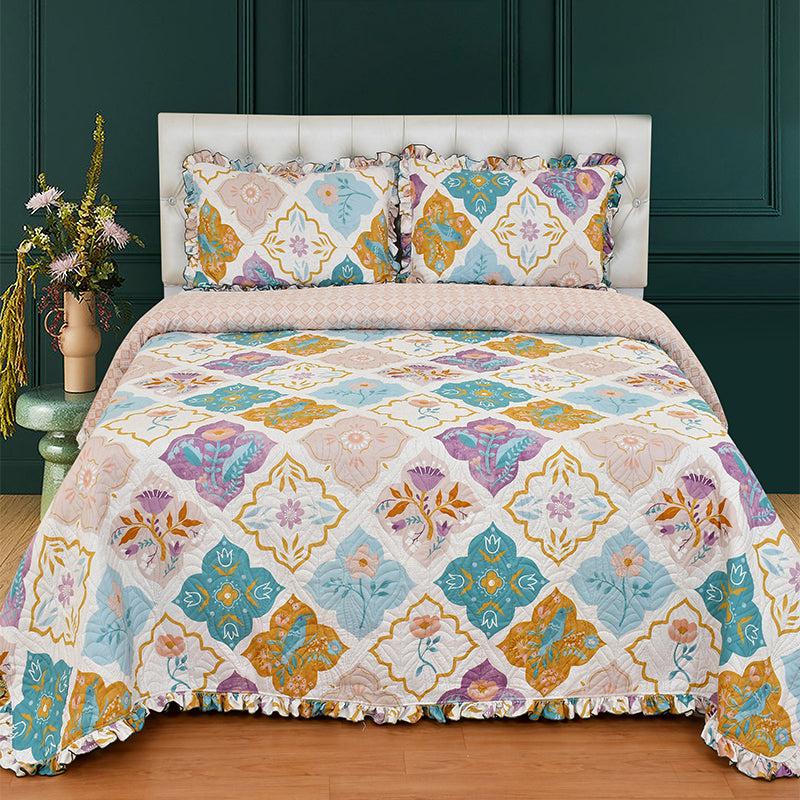 Manisha Ethnic Bedcover Glace Cotton/Microfiber
